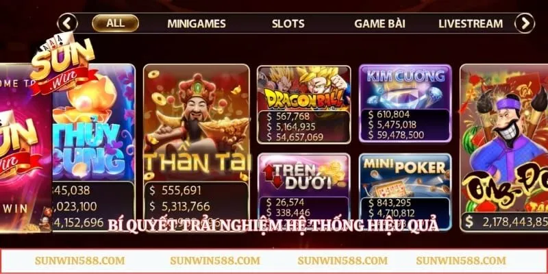 Bí quyết trải nghiệm hệ thống hiệu quả
