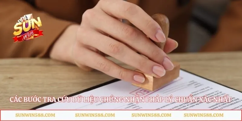Giấy Phép Hoạt Động 4 Các bước tra cứu dữ liệu chứng nhận pháp lý chuẩn xác nhất
