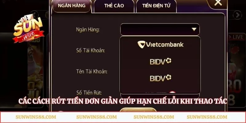 Các cách rút tiền đơn giản giúp hạn chế lỗi khi thao tác