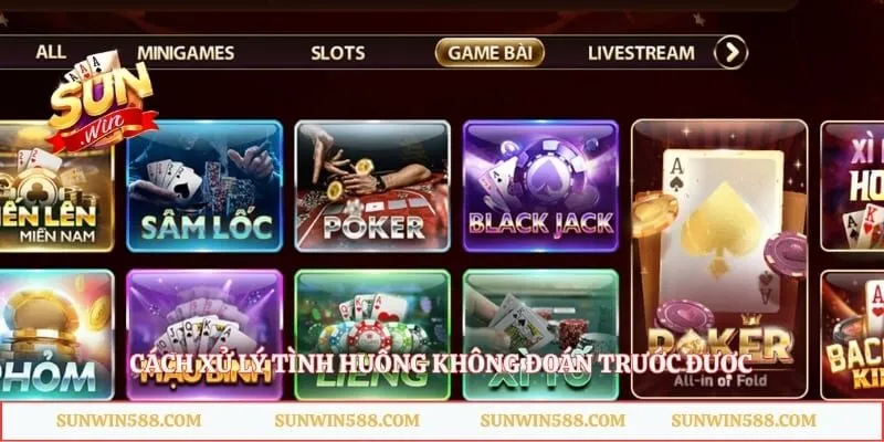 Cách xử lý tình huống không đoán trước được