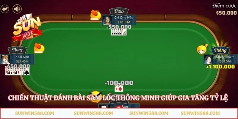 Chiến thuật đánh bài sâm lốc thông minh giúp gia tăng tỷ lệ thắng