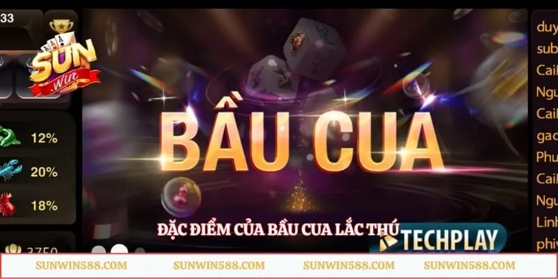 Bầu Cua Lắc Thú Sunwin - Khám Phá Cách Chơi Đầy Cuốn Hút 2 Đặc điểm của bầu cua lắc thú