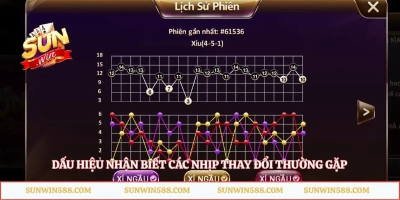 Dấu hiệu nhận biết các nhịp thay đổi thường gặp