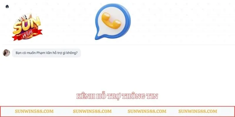 Kênh hỗ trợ thông tin 