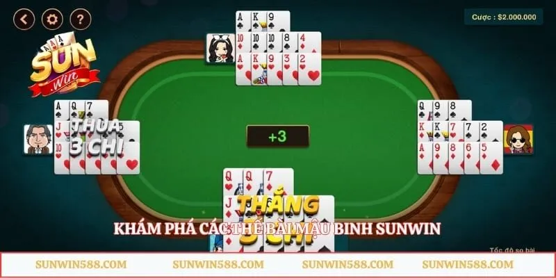 Khám phá các thế bài mậu binh Sunwin