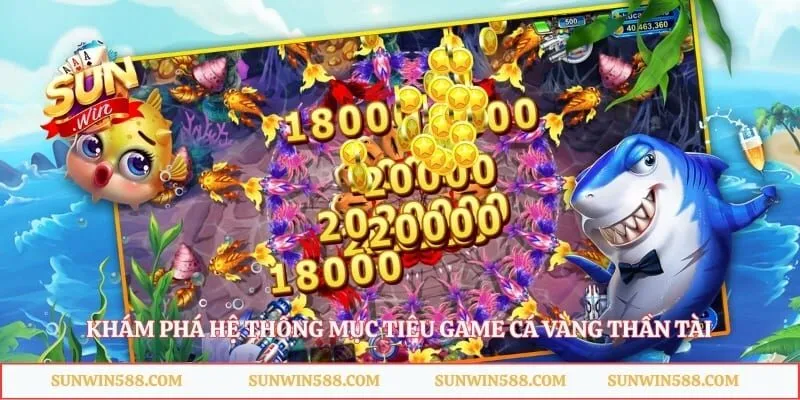 Cá Vàng Thần Tài Sunwin - Game Bắn Cá Đại Dương Đỉnh Cao 3 Khám phá hệ thống mục tiêu game cá vàng thần tài