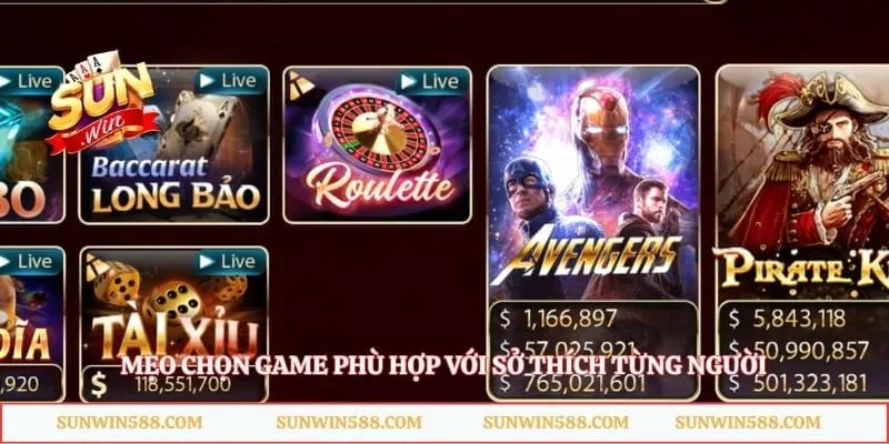 Mẹo chọn game phù hợp với sở thích từng người
