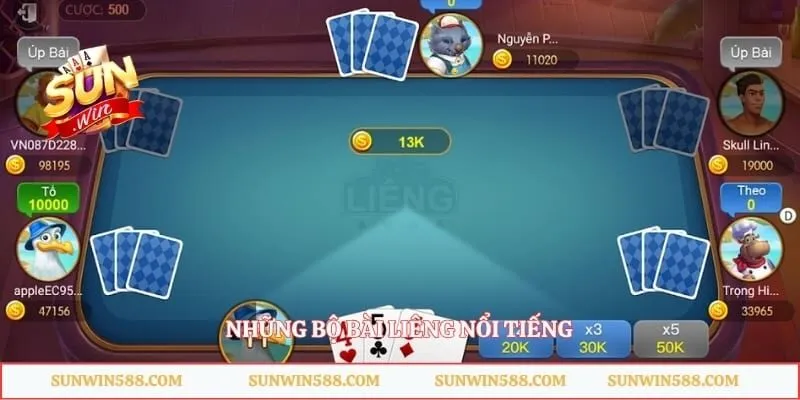 Những bộ bài liêng nổi tiếng