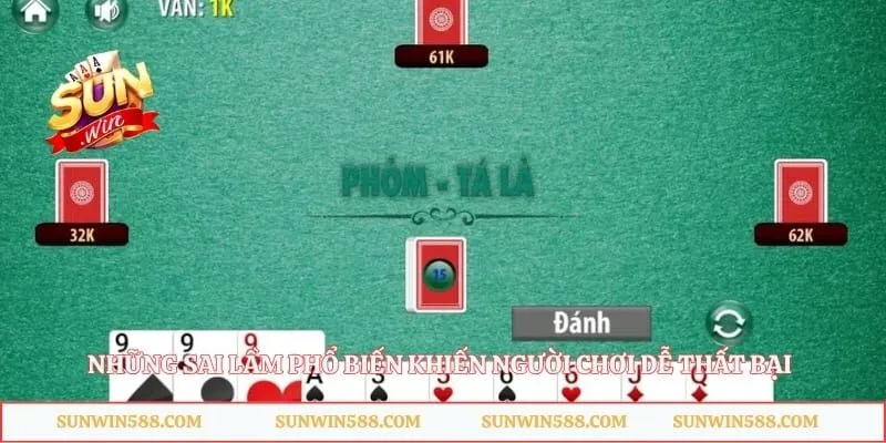 Những sai lầm phổ biến khiến người chơi dễ thất bại khi đặt cược