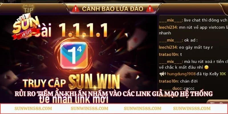Link Vào Sunwin 5 Rủi ro tiềm ẩn khi ấn nhầm vào các link giả mạo hệ thống