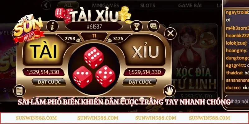 Sai lầm phổ biến khiến dân cược trắng tay nhanh chóng