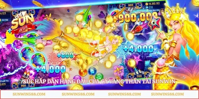 Cá Vàng Thần Tài Sunwin - Game Bắn Cá Đại Dương Đỉnh Cao 2 Sức hấp dẫn hàng đầu của cá vàng thần tài Sunwin