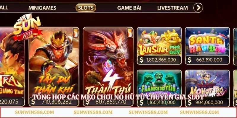 Tổng hợp các mẹo chơi nổ hũ từ chuyên gia slot
